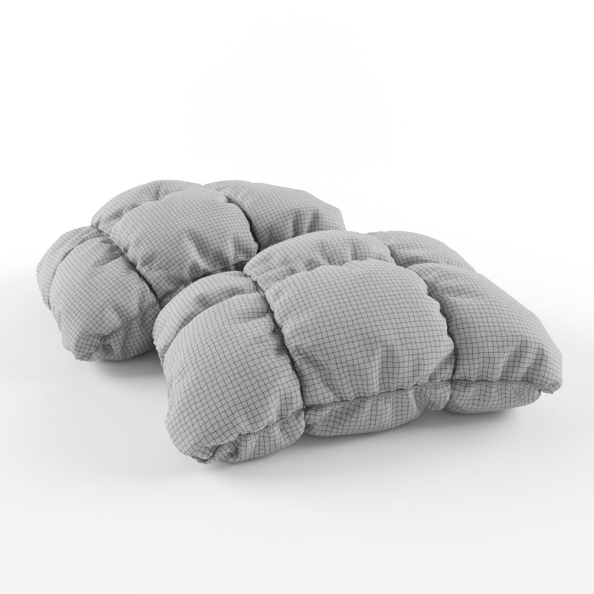 Poufs pillow 3D model_7