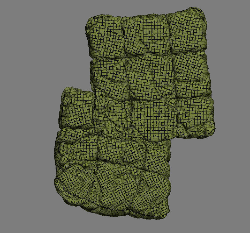 Poufs pillow 3D model_6