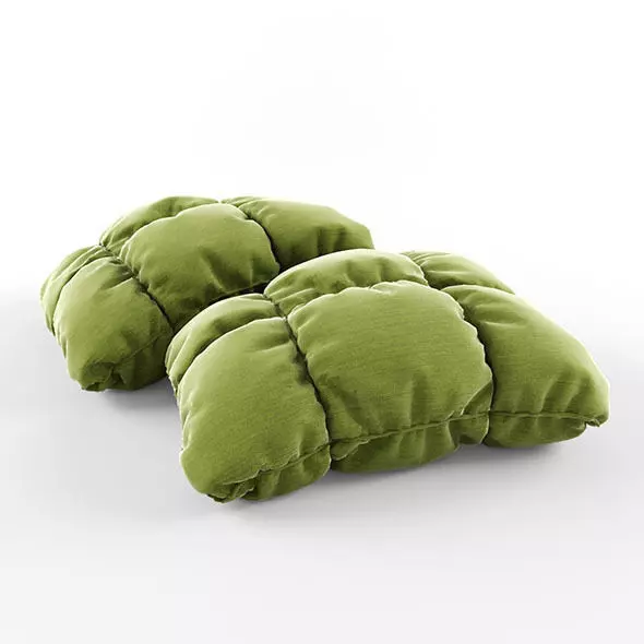 Poufs pillow 3D model_0