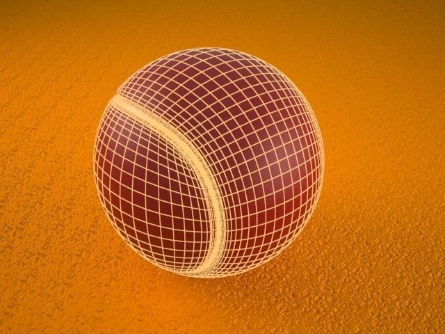 Free TennisBall for 3D Print Free 3D print model_3