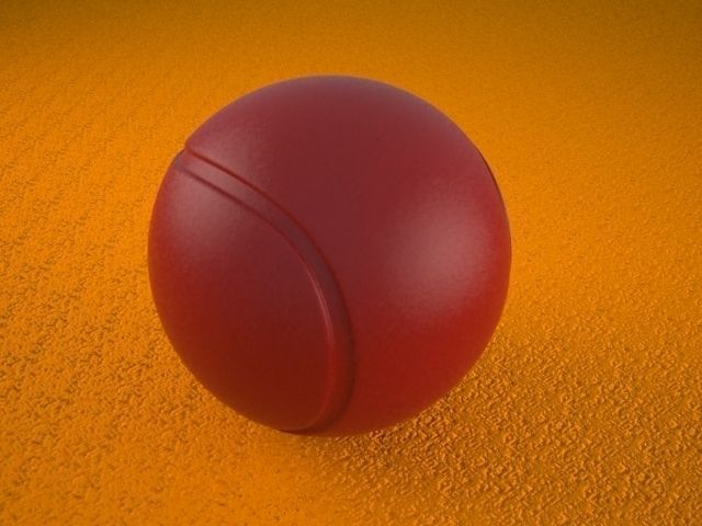 Free TennisBall for 3D Print Free 3D print model_1