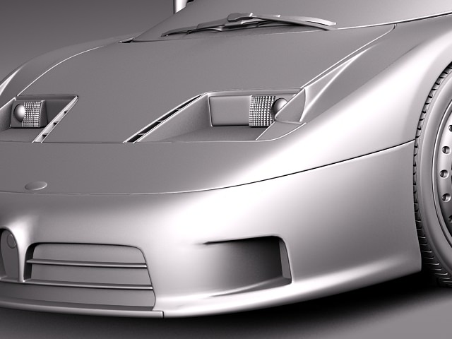 Bugatti EB110 1991 1995 3D model_9