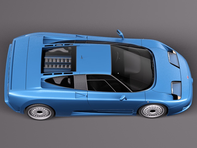 Bugatti EB110 1991 1995 3D model_7