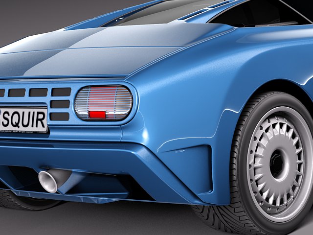 Bugatti EB110 1991 1995 3D model_3