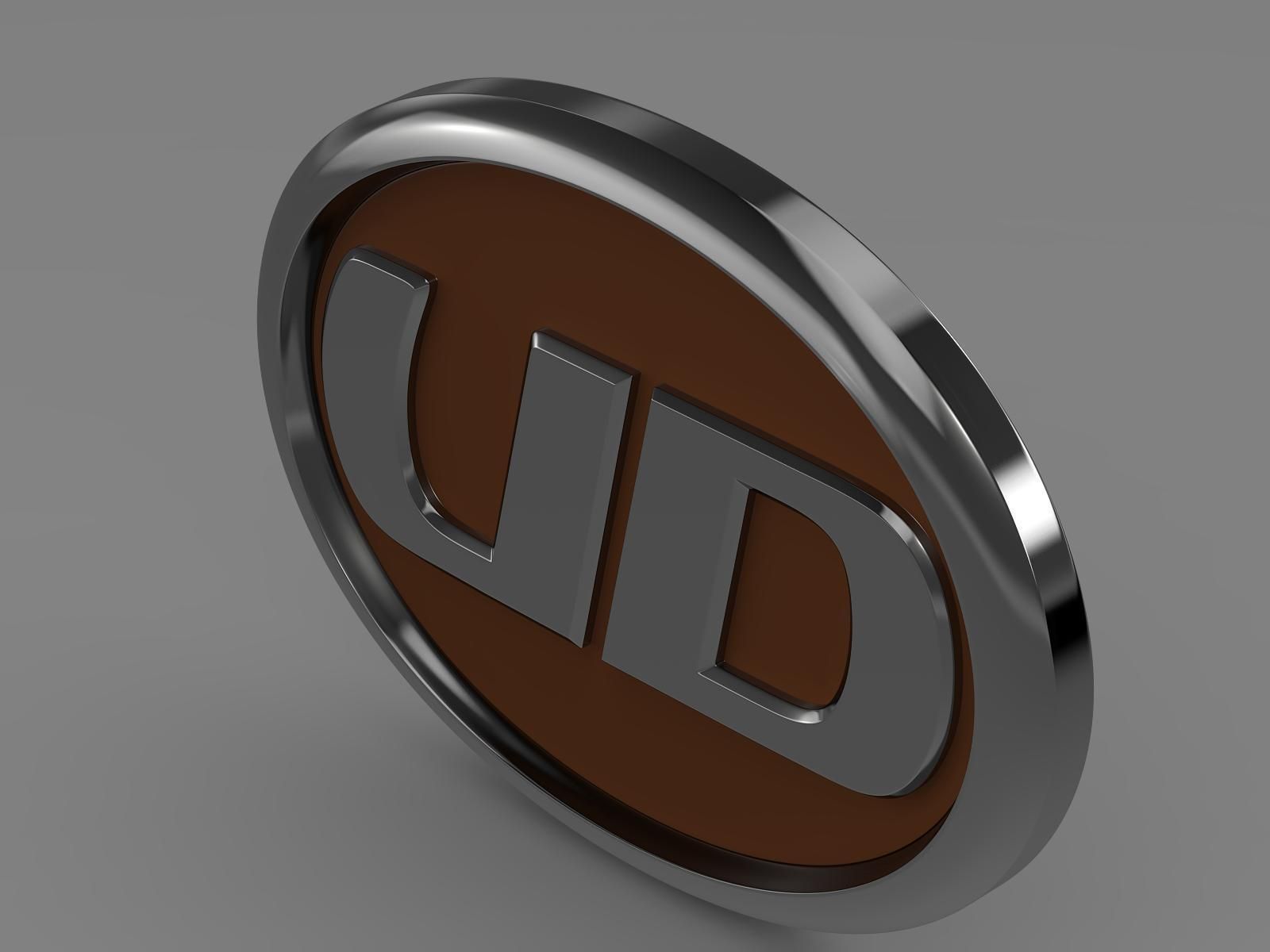 UD Trucks logo 3D model_3