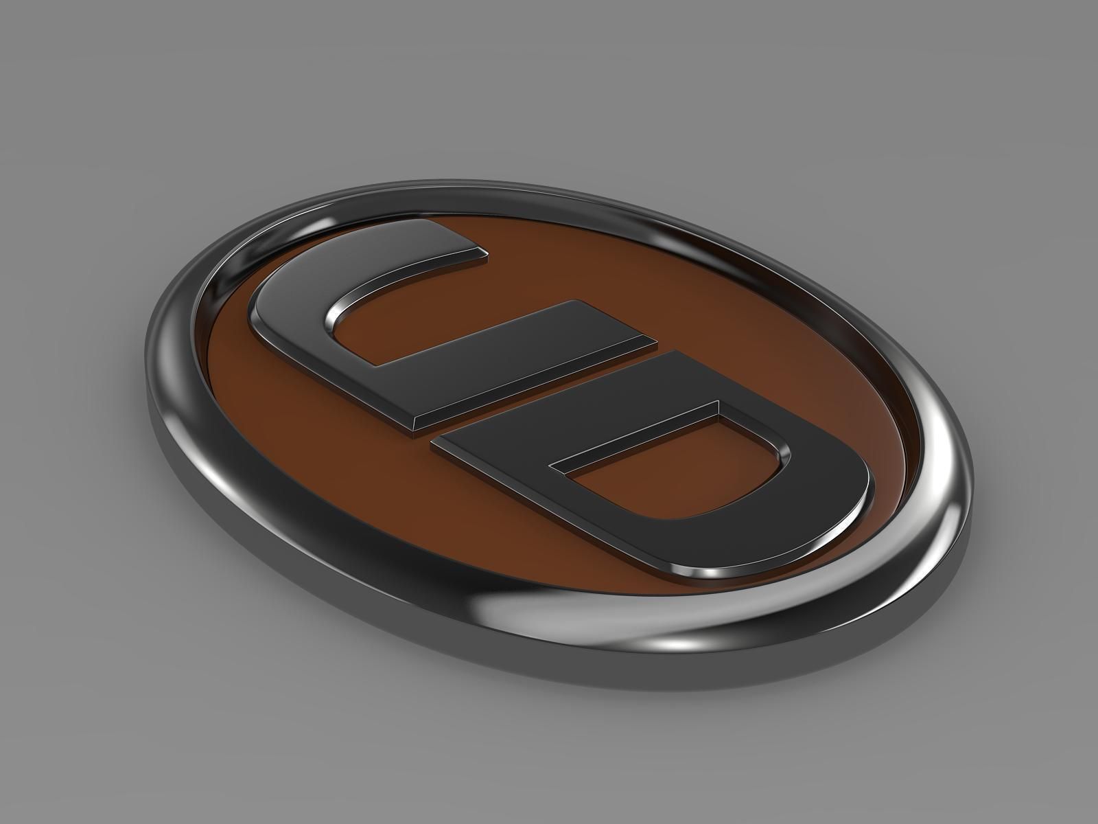 UD Trucks logo 3D model_6