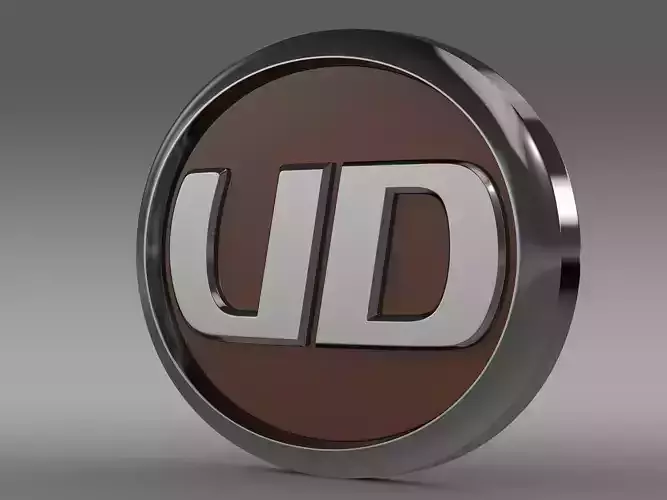 UD Trucks logo 3D model