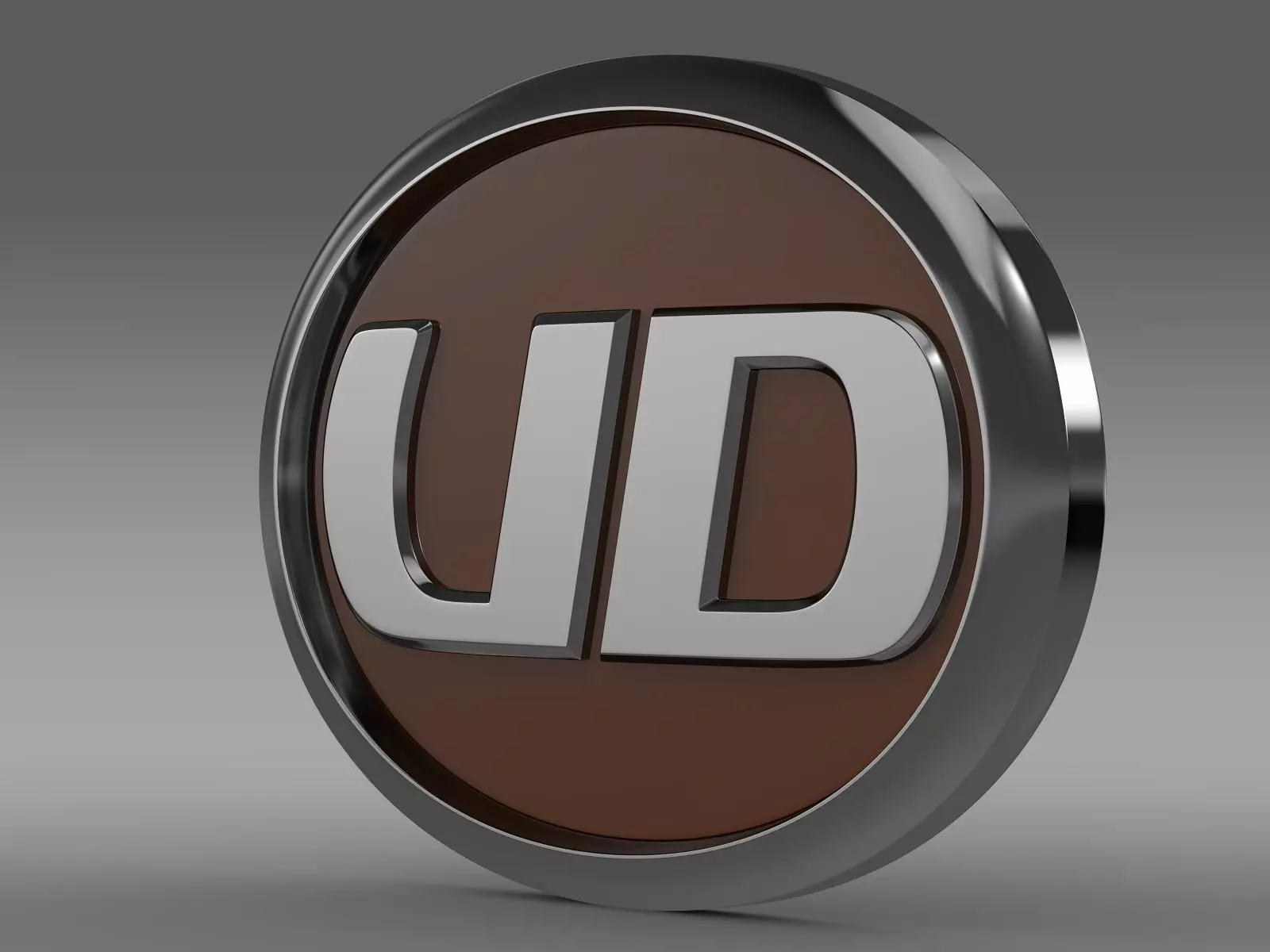 UD Trucks logo 3D model_0