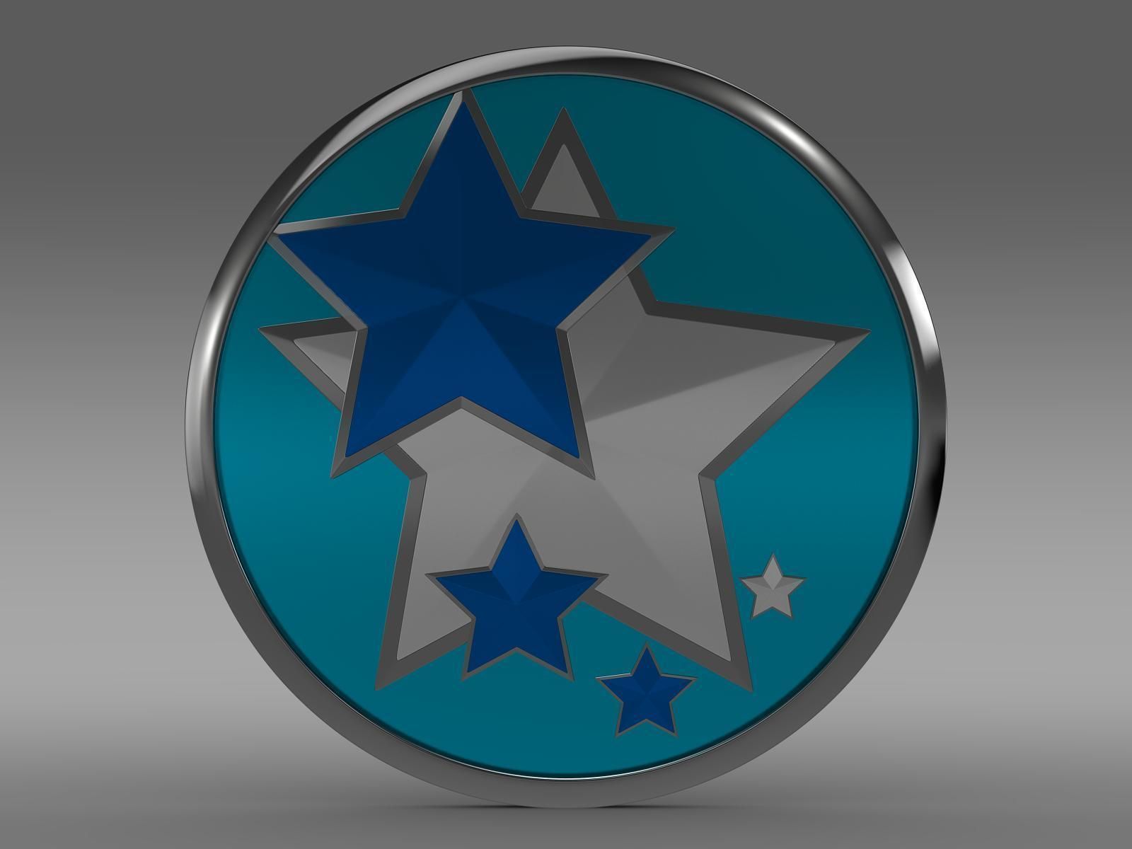 Venucia logo 3D model_5