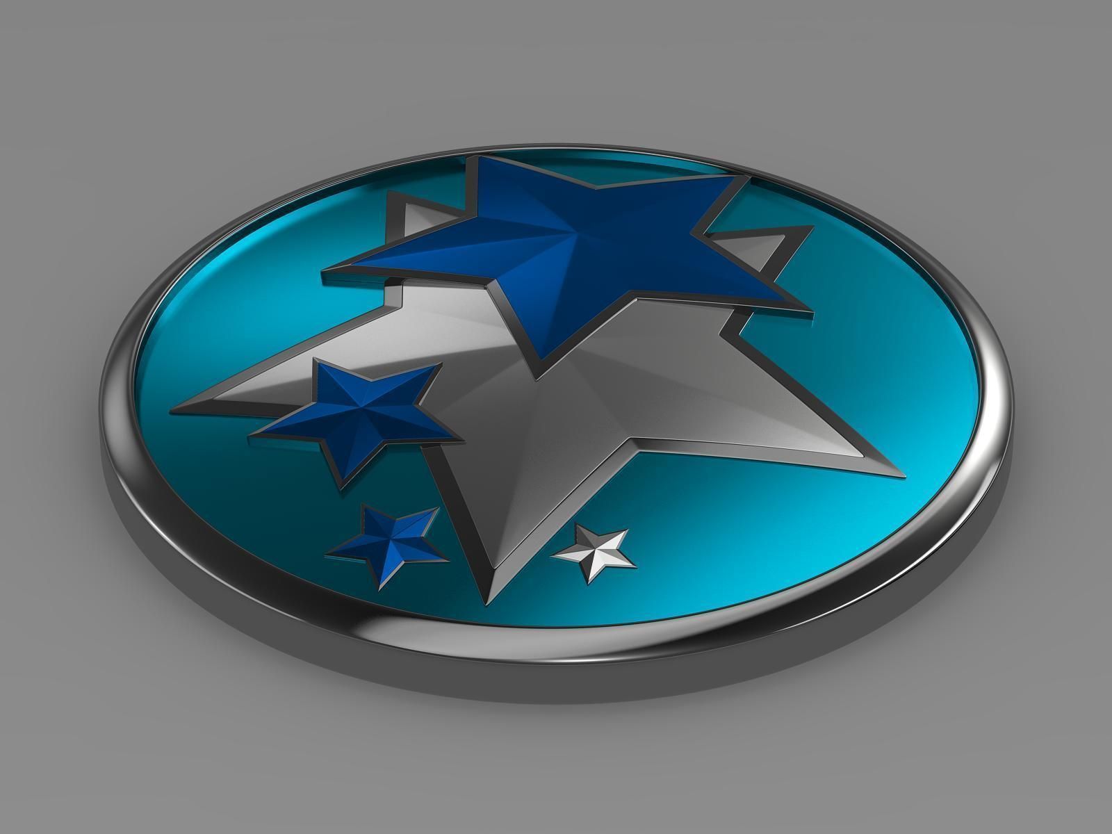Venucia logo 3D model_7