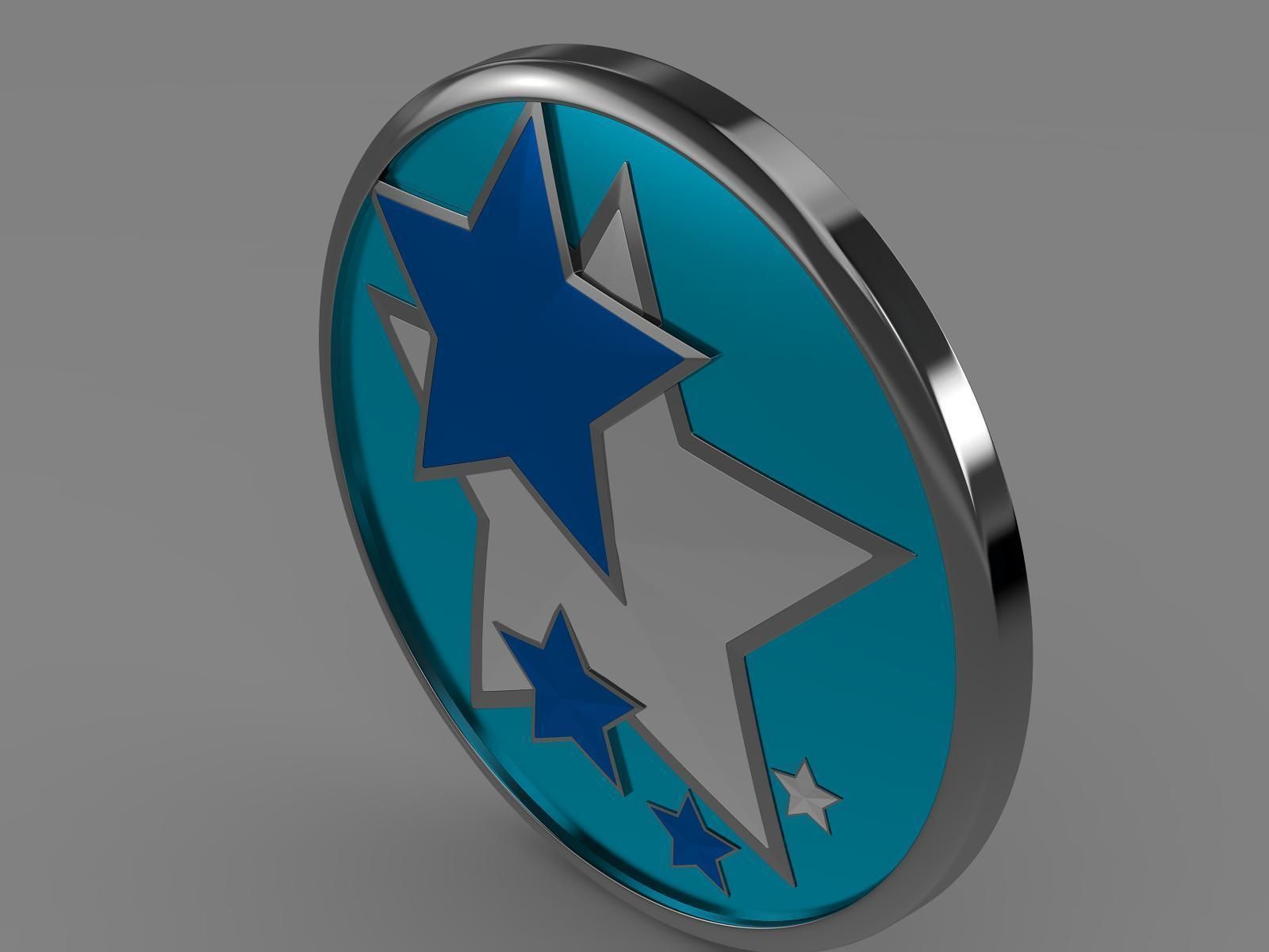 Venucia logo 3D model_1
