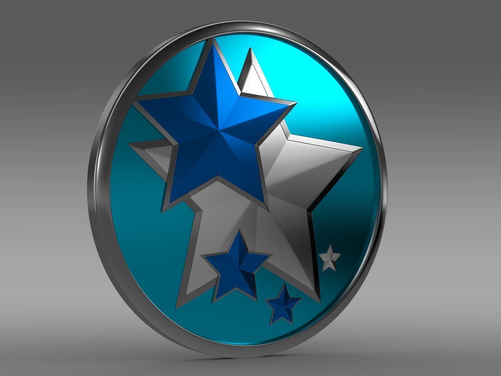 Venucia logo 3D model_4