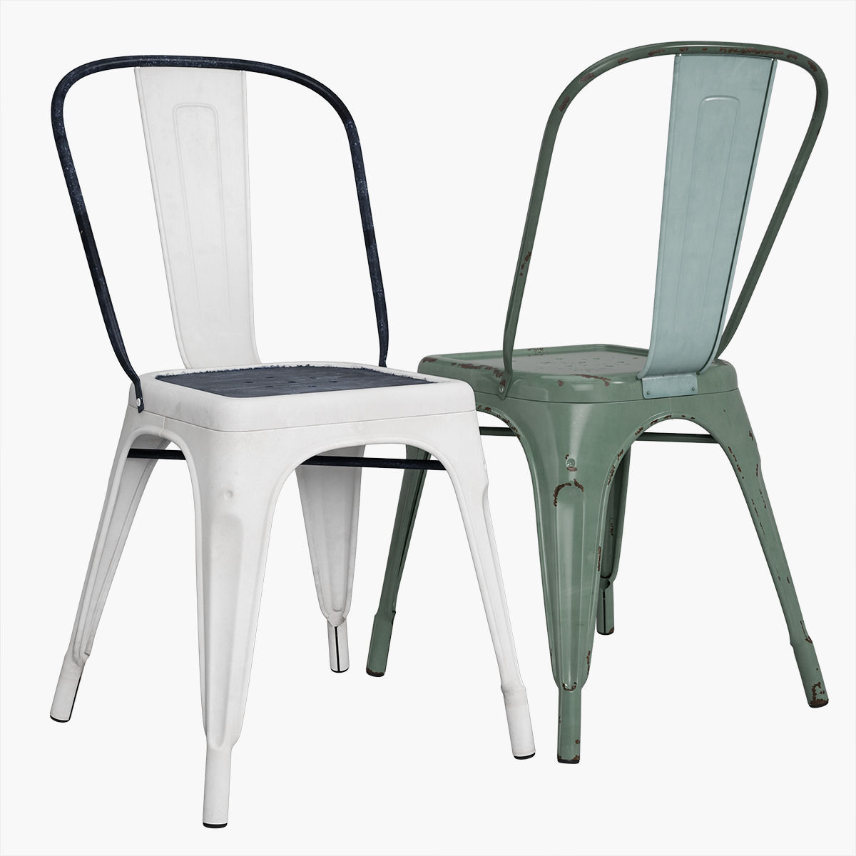 Rusty Tolix A Chair 3D model_0