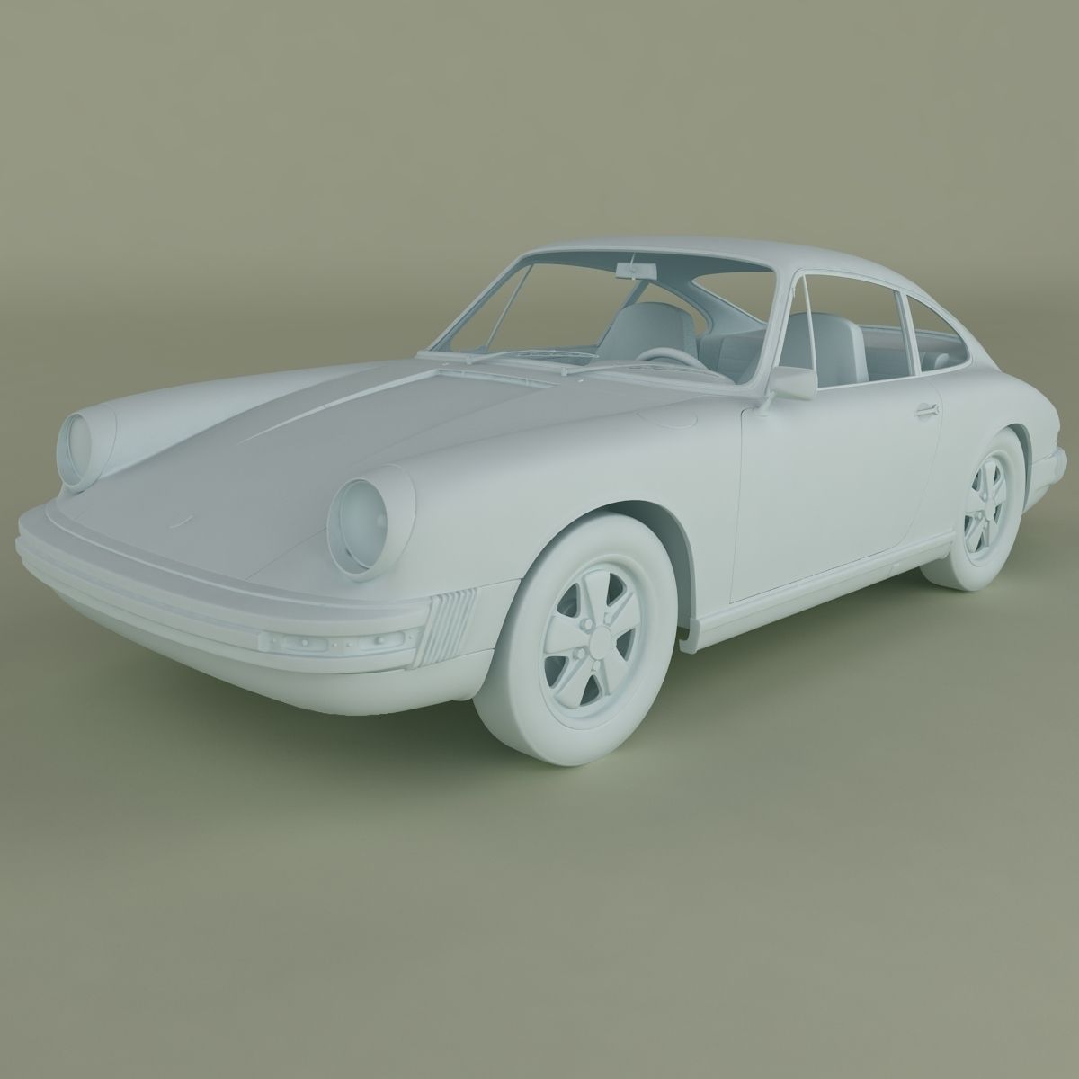 Porsche 911 1974 3D model_10