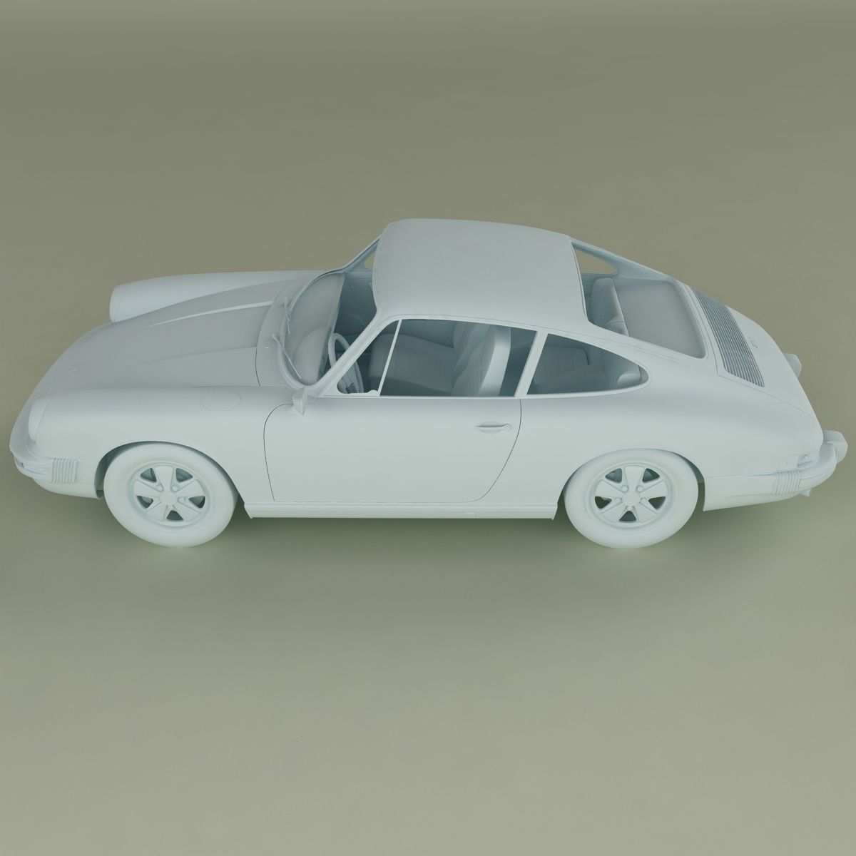 Porsche 911 1974 3D model_11