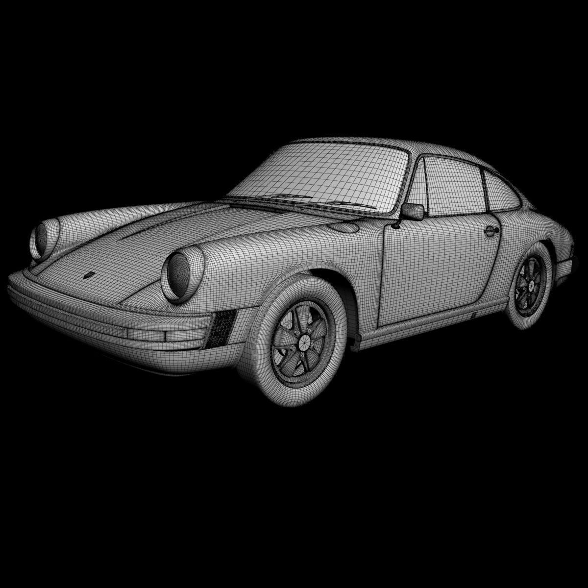 Porsche 911 1974 3D model_14