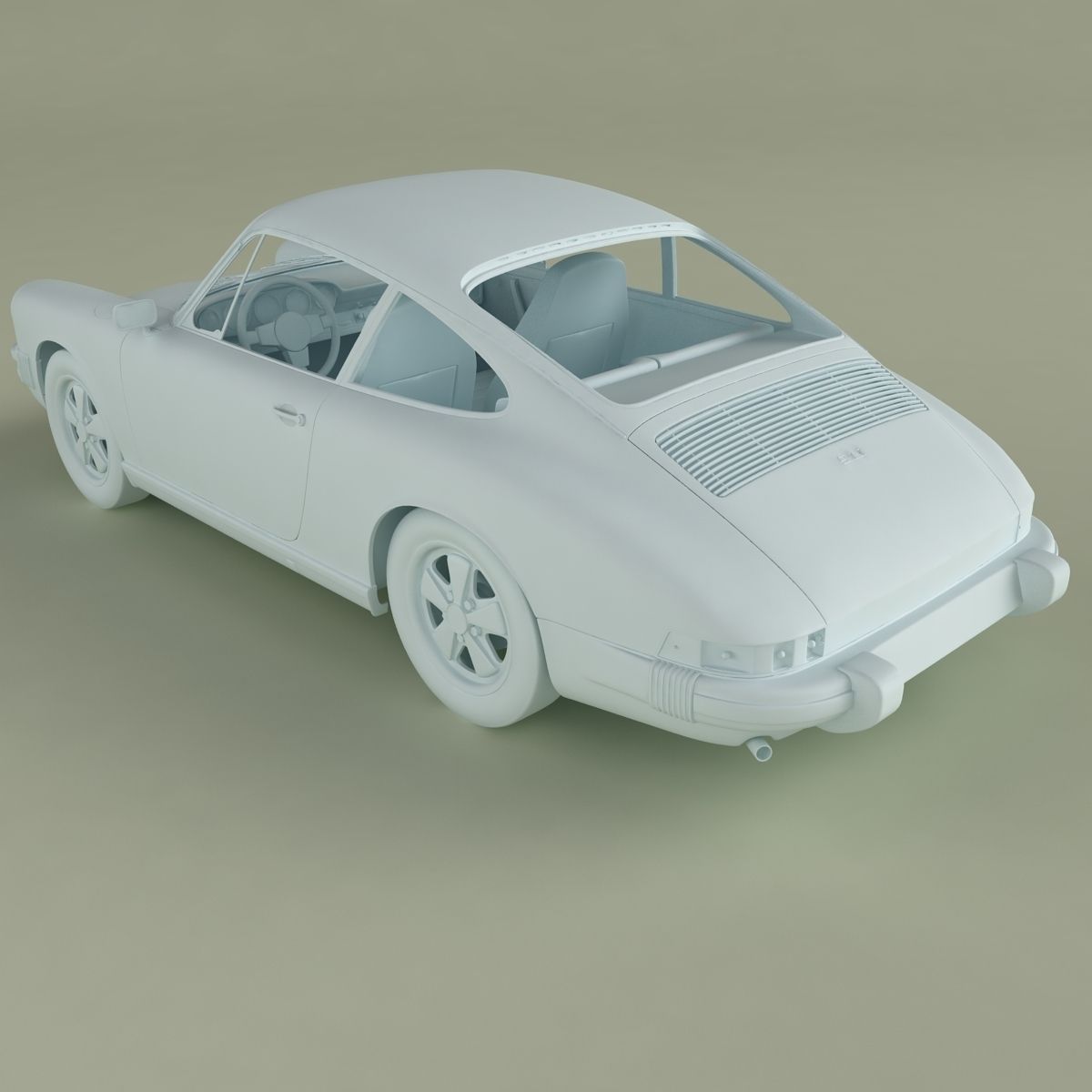 Porsche 911 1974 3D model_12