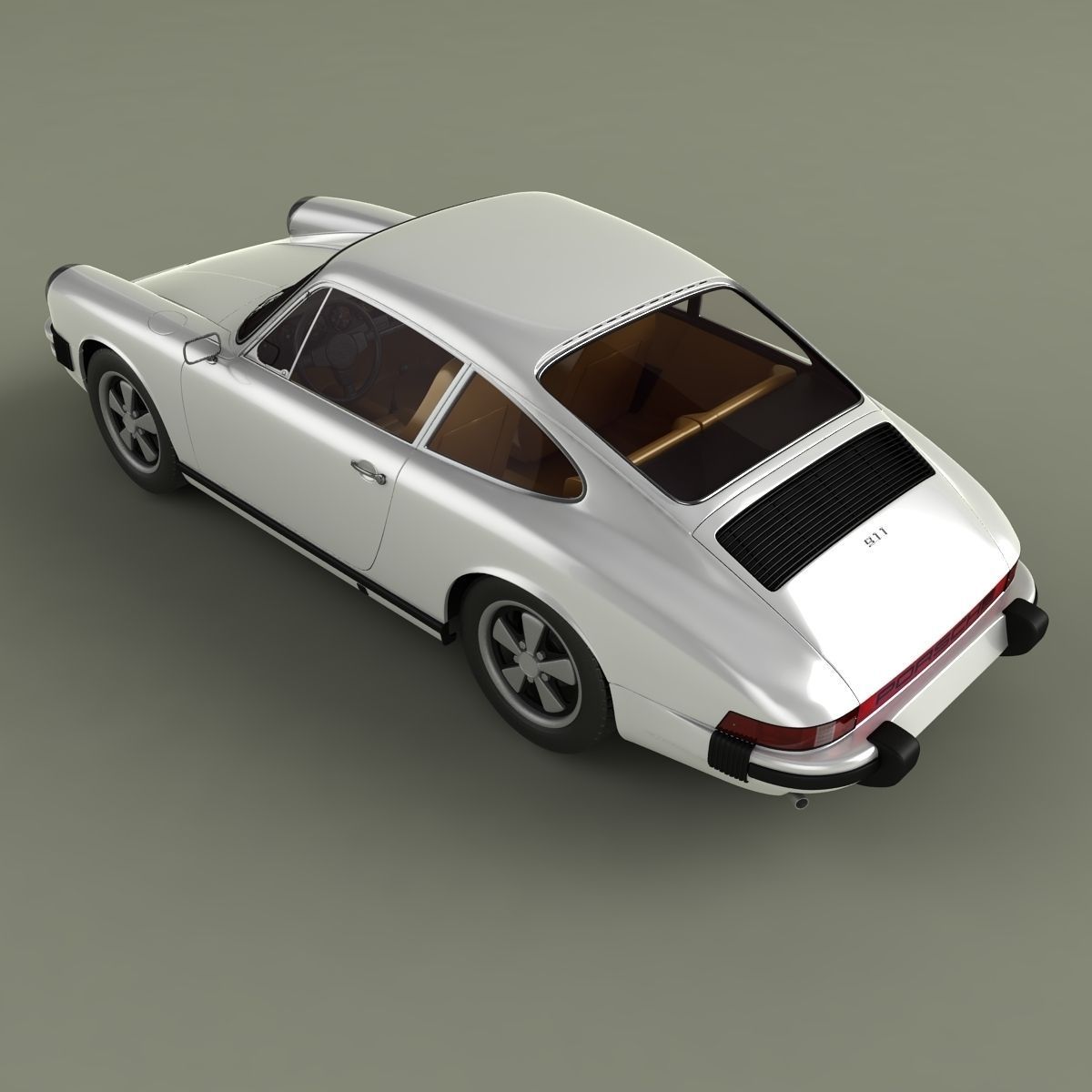 Porsche 911 1974 3D model_7