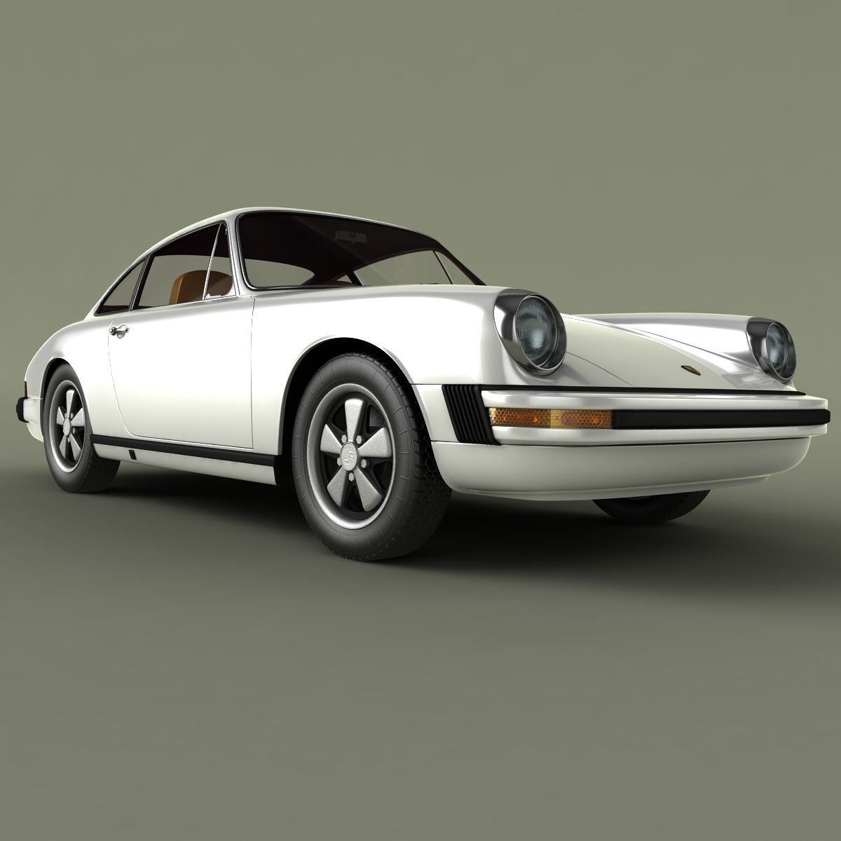 Porsche 911 1974 3D model_9