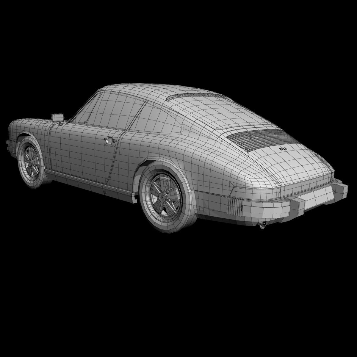 Porsche 911 1974 3D model_15