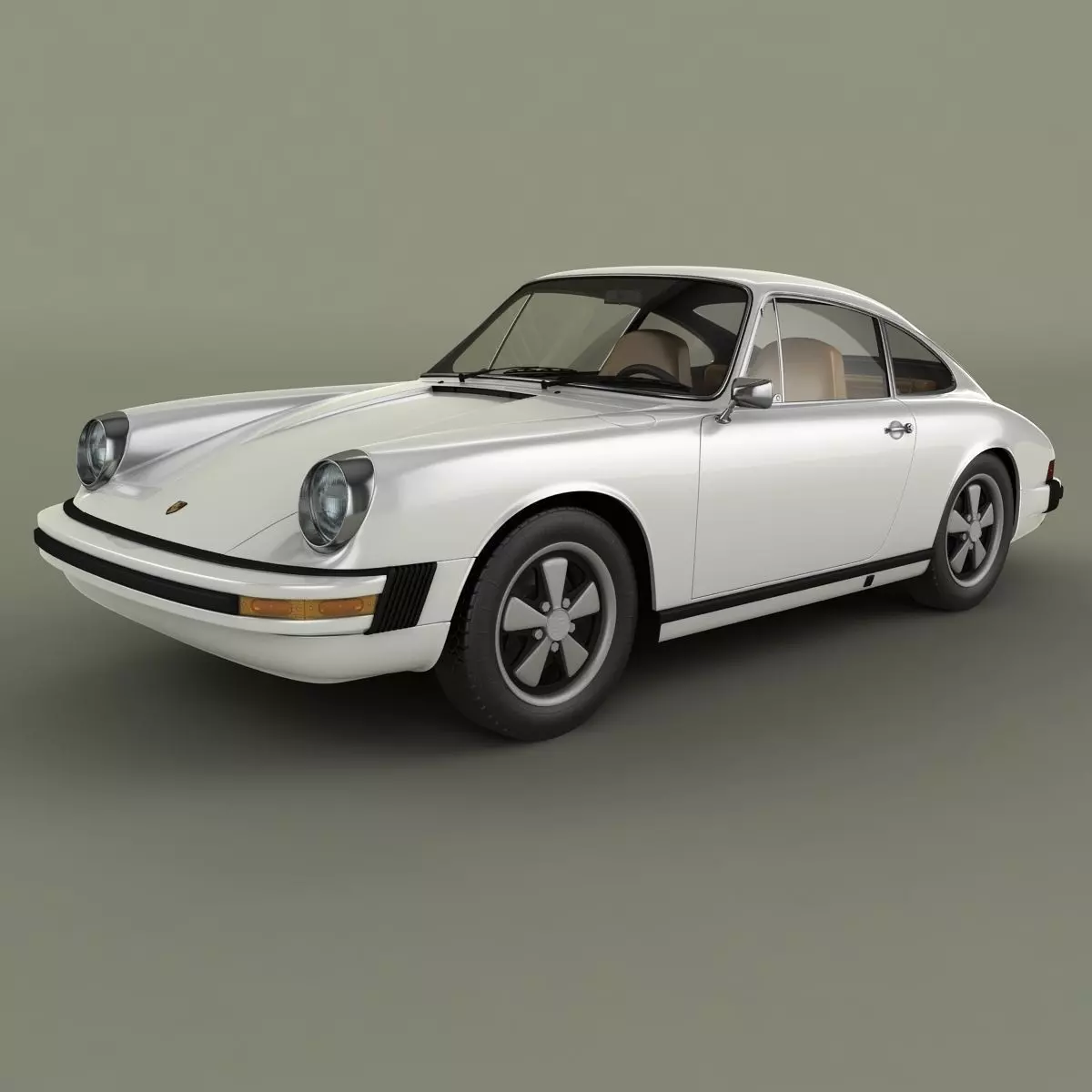Porsche 911 1974 3D model_0