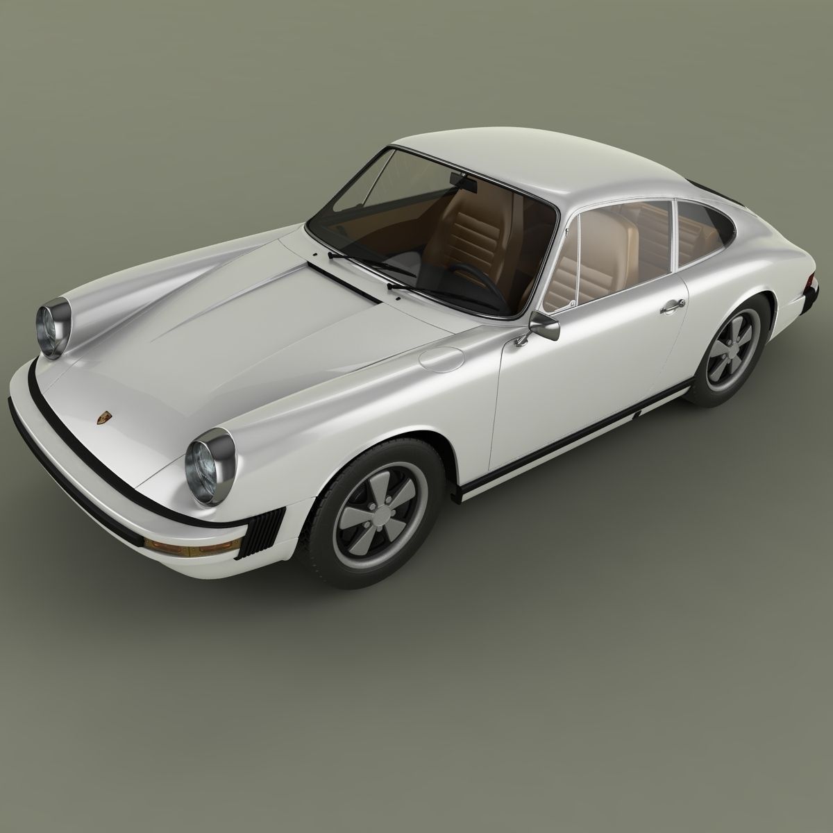 Porsche 911 1974 3D model_5