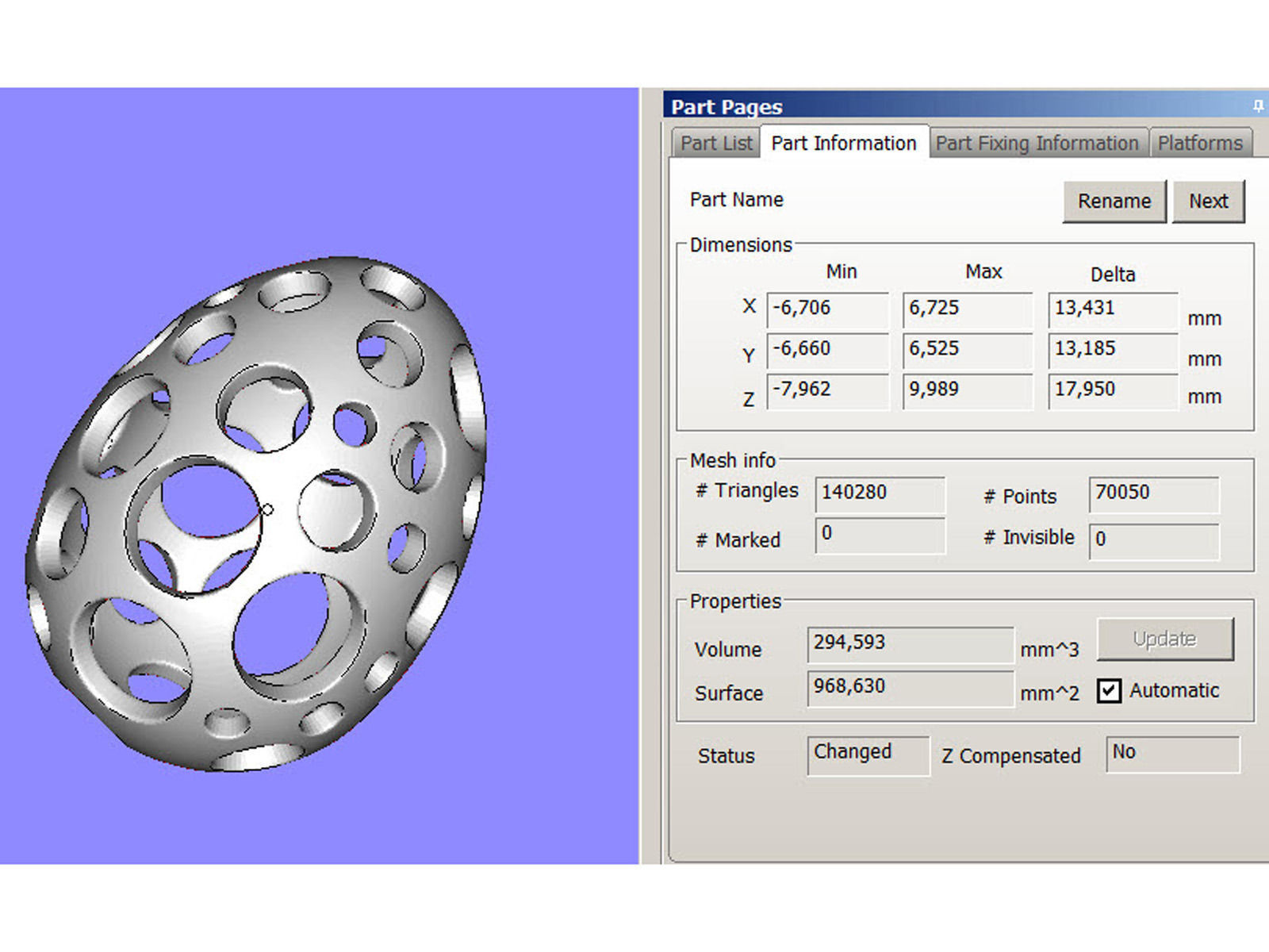 Easter eggs collection pedant set 2 hollow 0140 3D print model_9