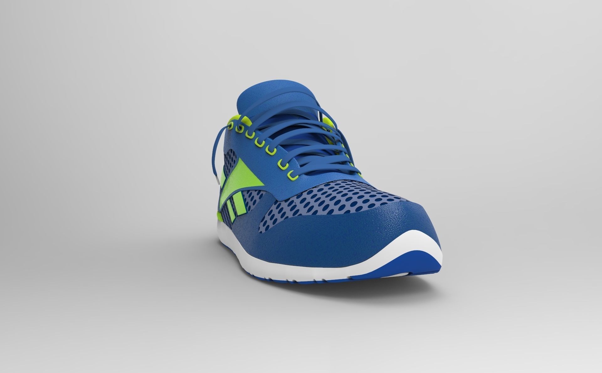 reebok shoe model 3D model_4