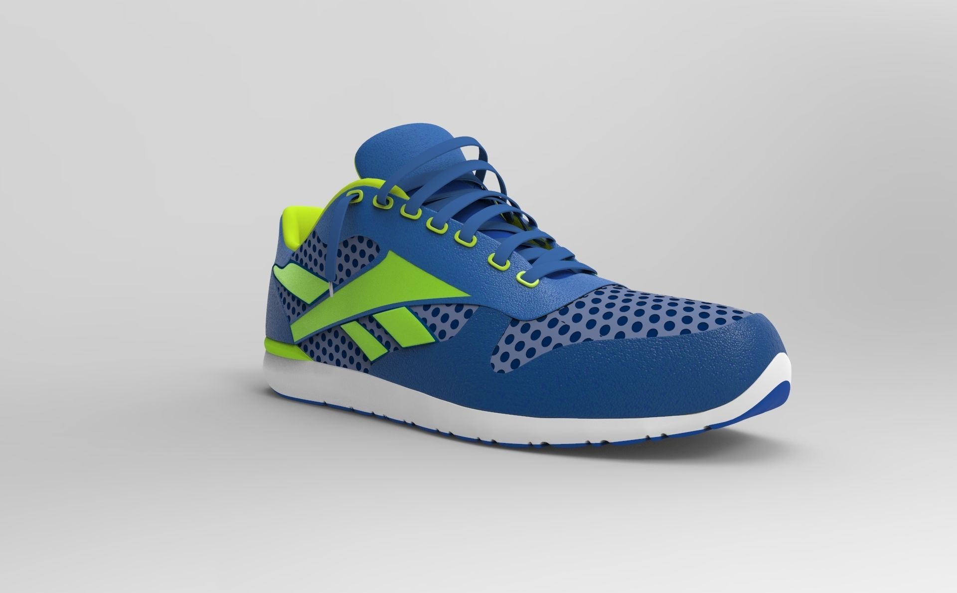 reebok shoe model 3D model_3
