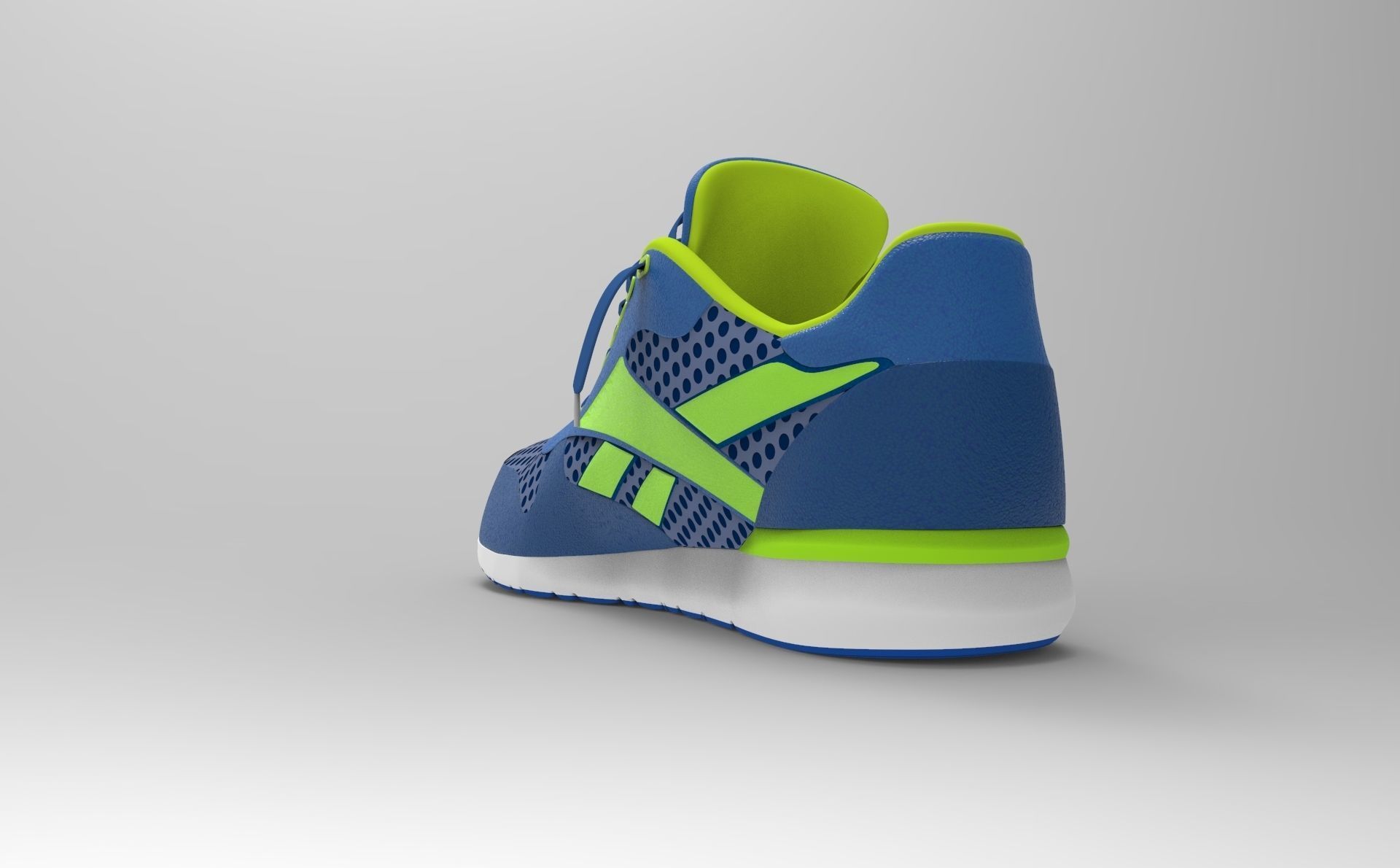 reebok shoe model 3D model_8