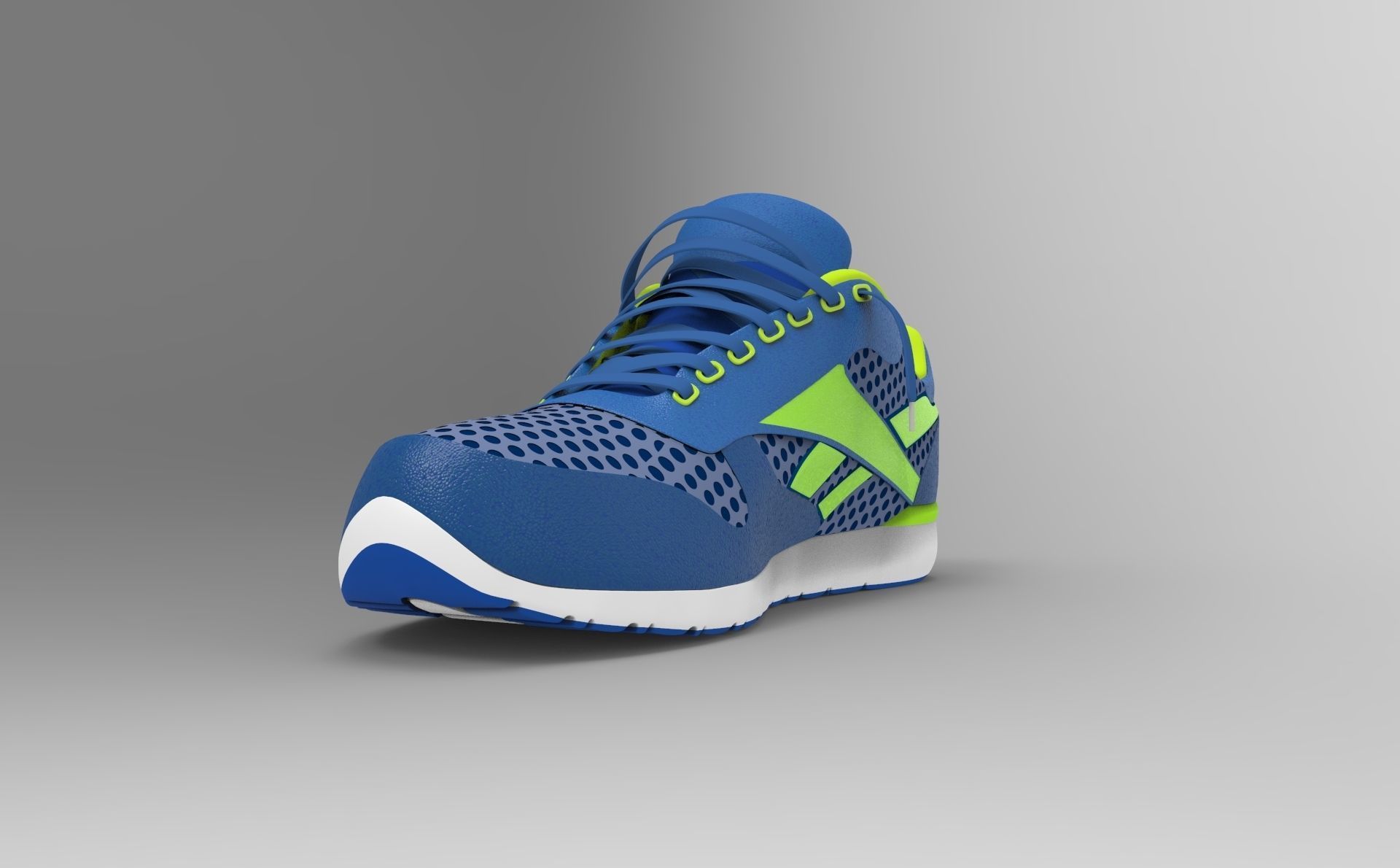reebok shoe model 3D model_5