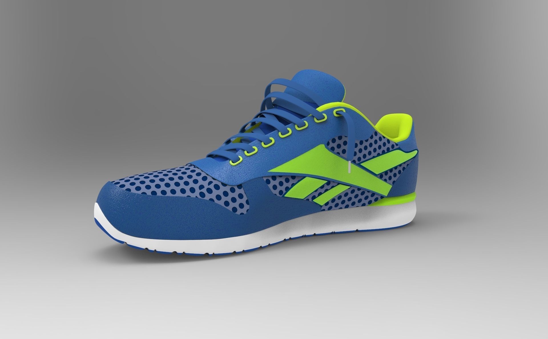 reebok shoe model 3D model_6