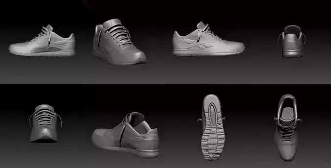 reebok shoe model 3D model