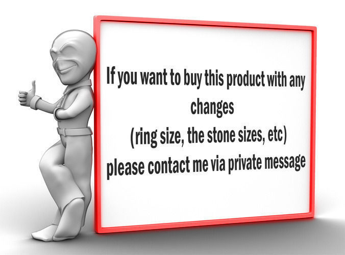 Easter eggs collection ring set 2-3 with gems 0140 3D print model_13