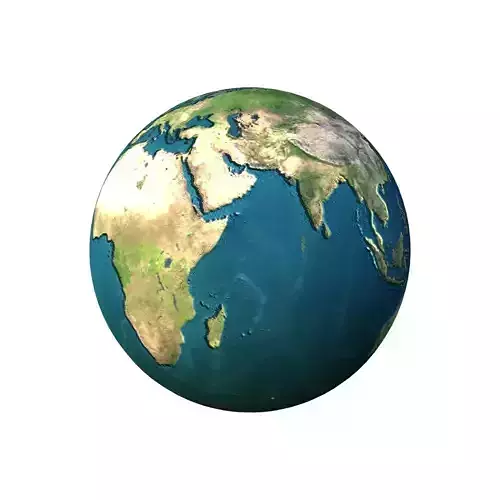 earth 3d model globe