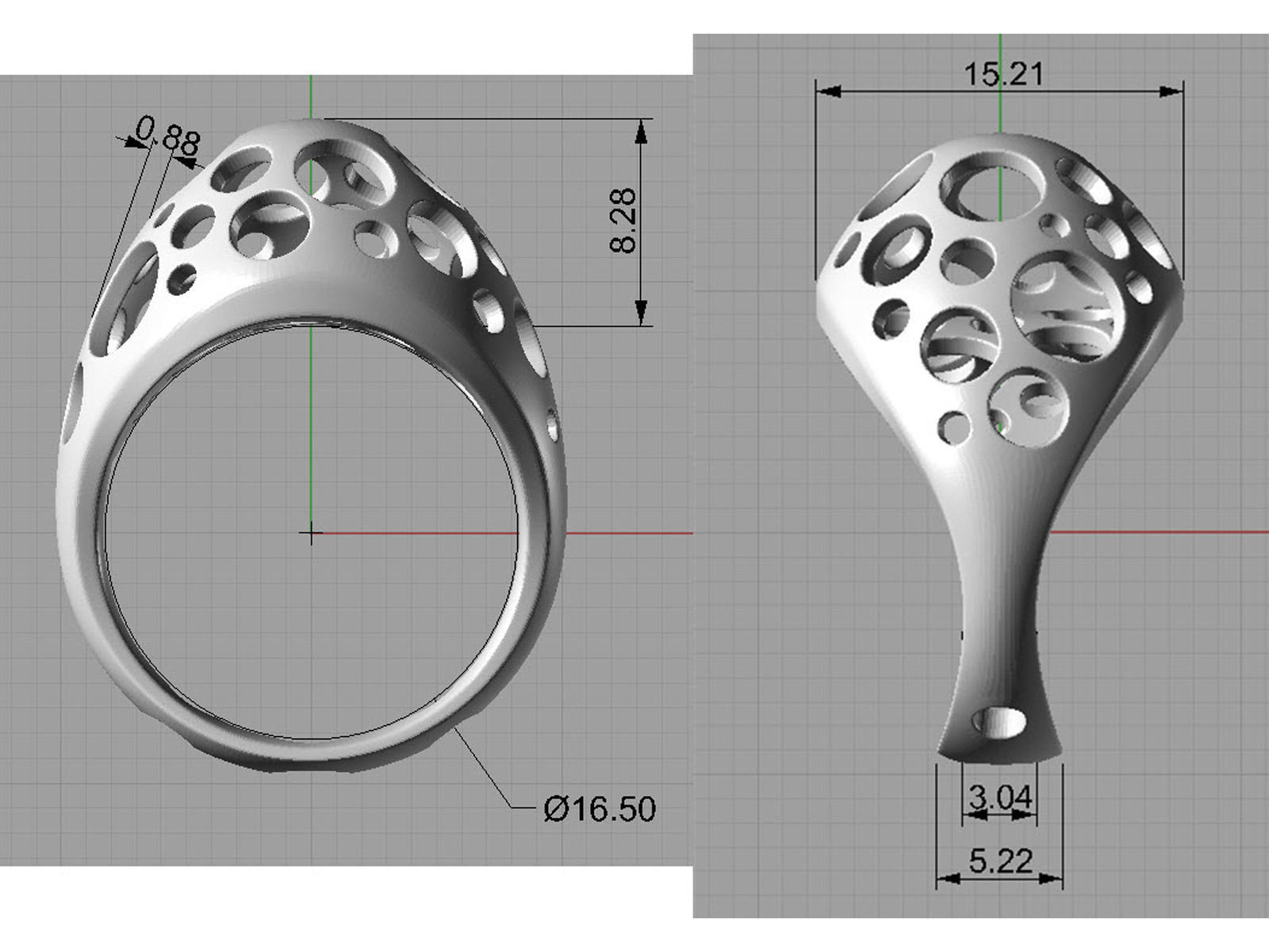 Easter eggs collection set 2 hollow 0140 3D print model_12