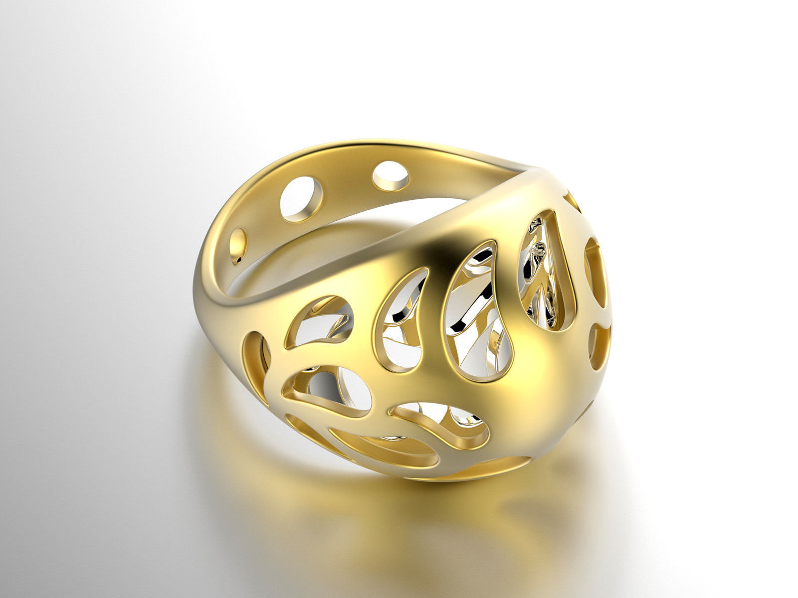 Easter eggs collection ring sets 6-7 hollow 0140 3D print model_1