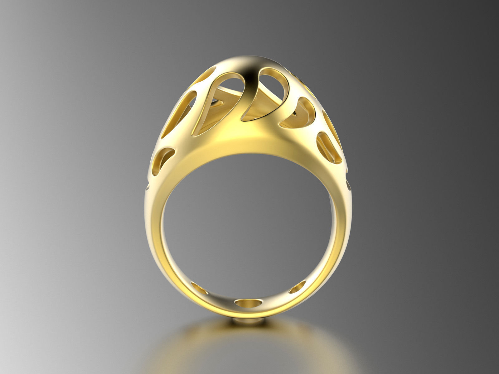 Easter eggs collection ring sets 6-7 hollow 0140 3D print model_7