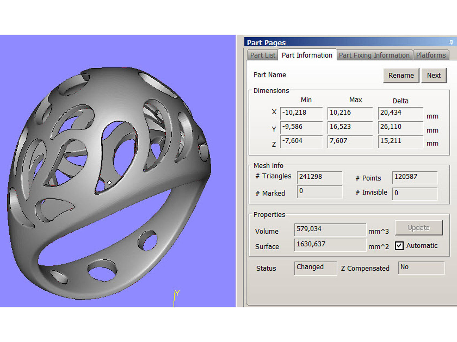 Easter eggs collection ring sets 6-7 hollow 0140 3D print model_12