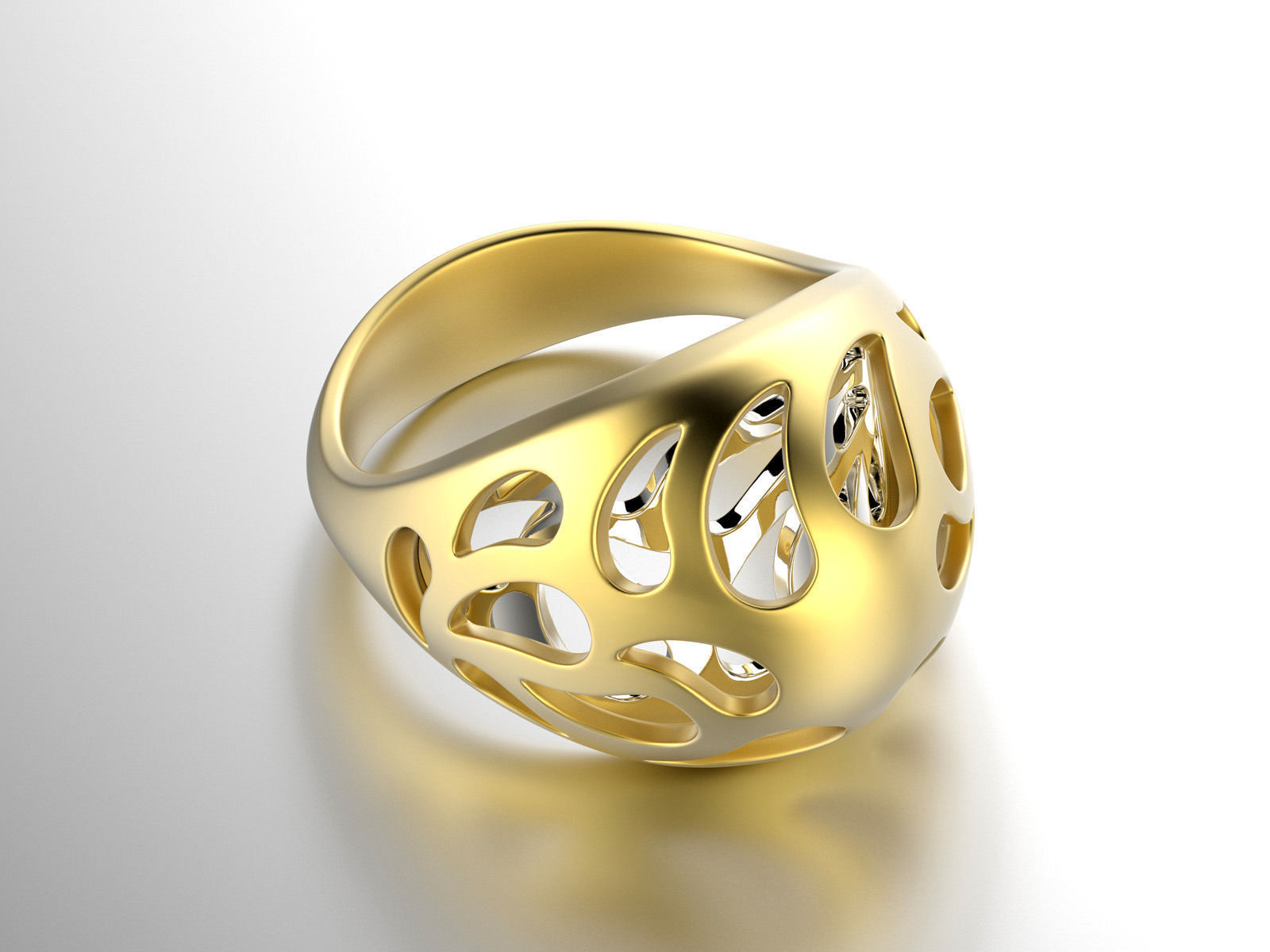 Easter eggs collection ring sets 6-7 hollow 0140 3D print model_2