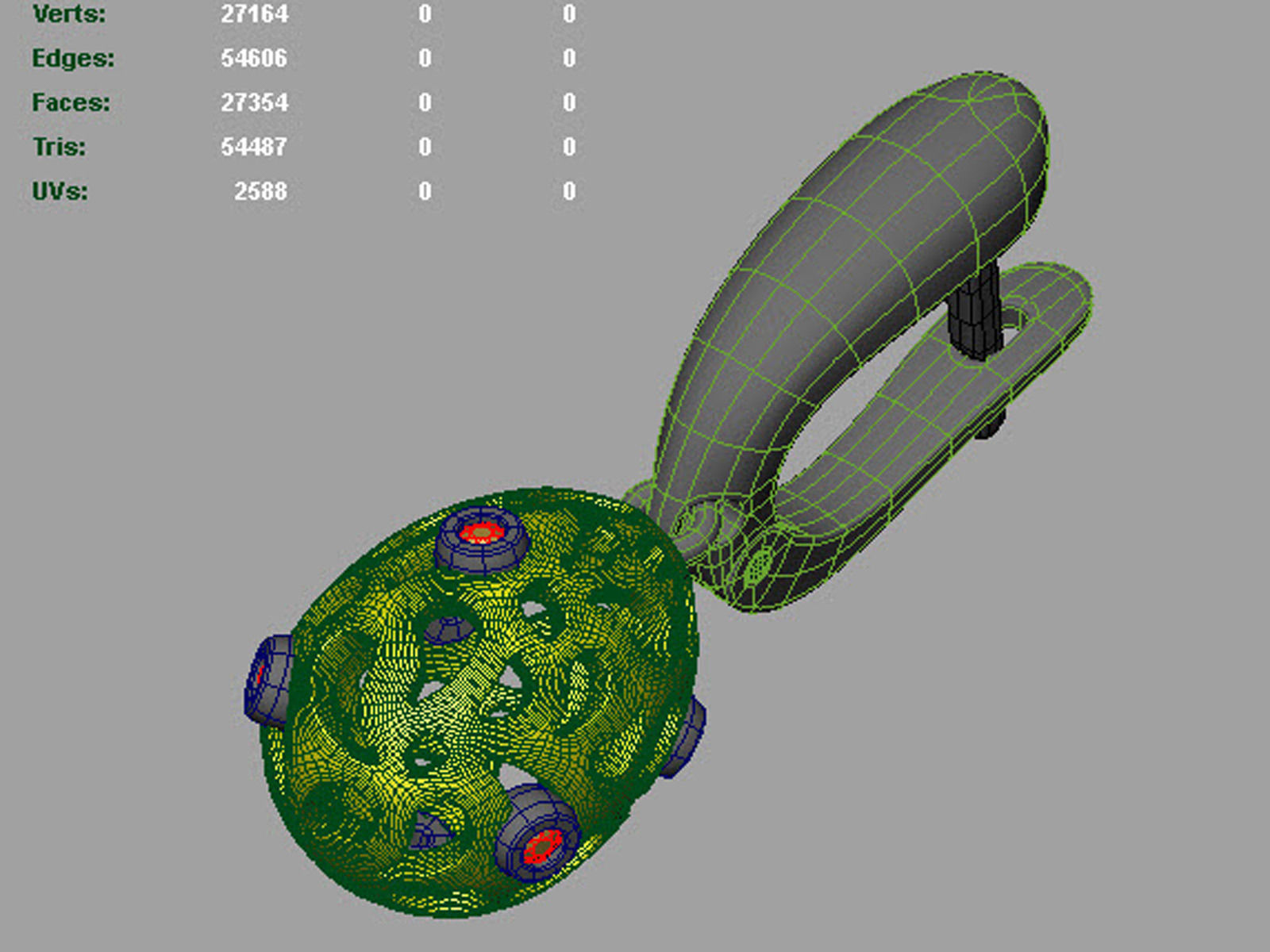 Easter eggs collection set 6 with gems 0140 3D print model_8