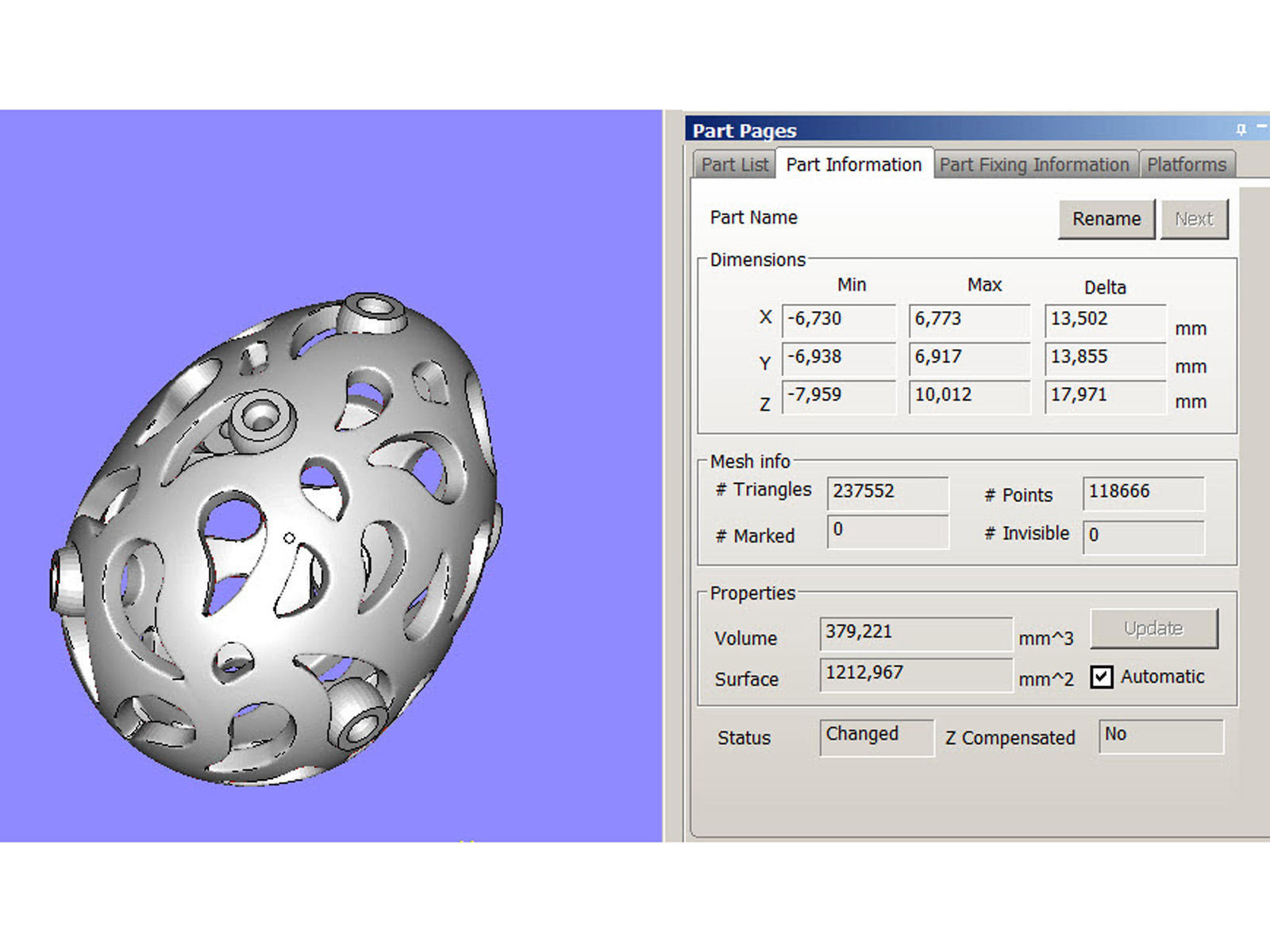 Easter eggs collection set 6 with gems 0140 3D print model_11