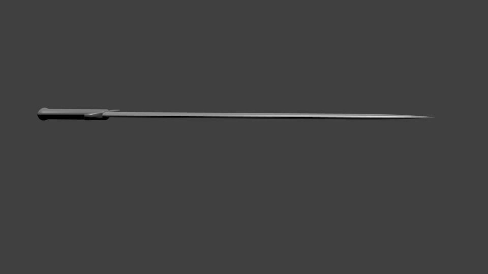 Sword Free 3D model_1