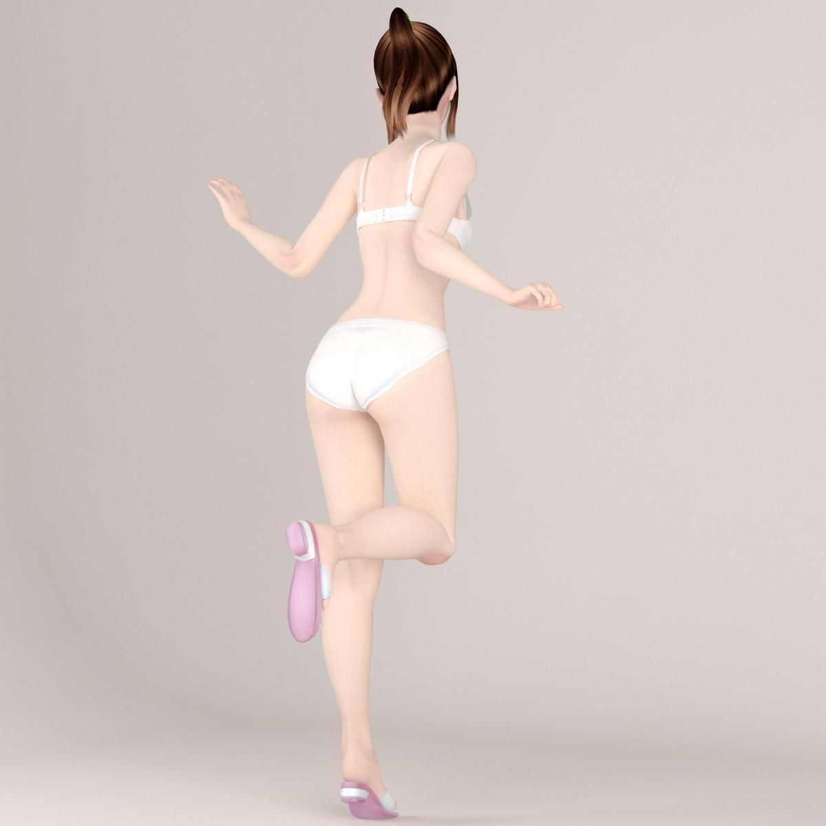 Natsumi dress pose 07 3D model_12