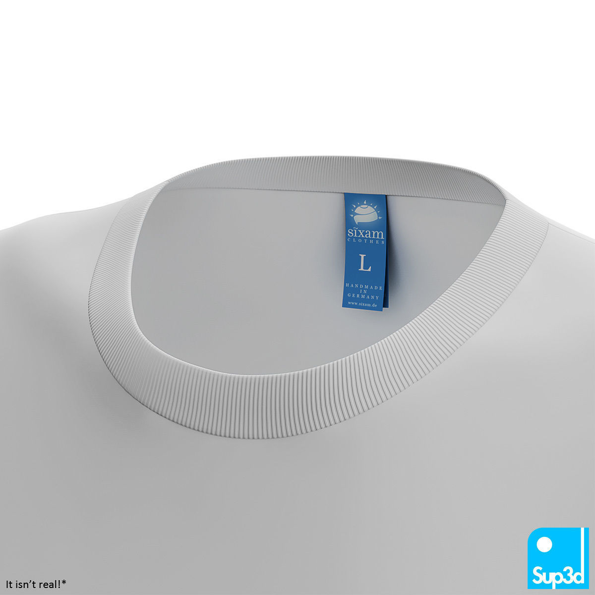 Women T-Shirt 3D model_4