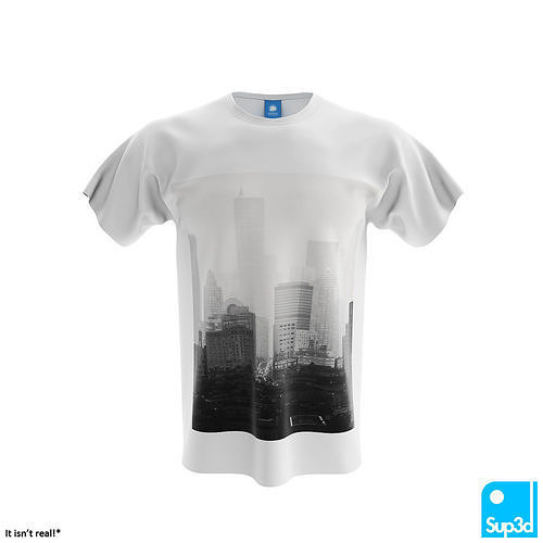 Men T-Shirt 3D model