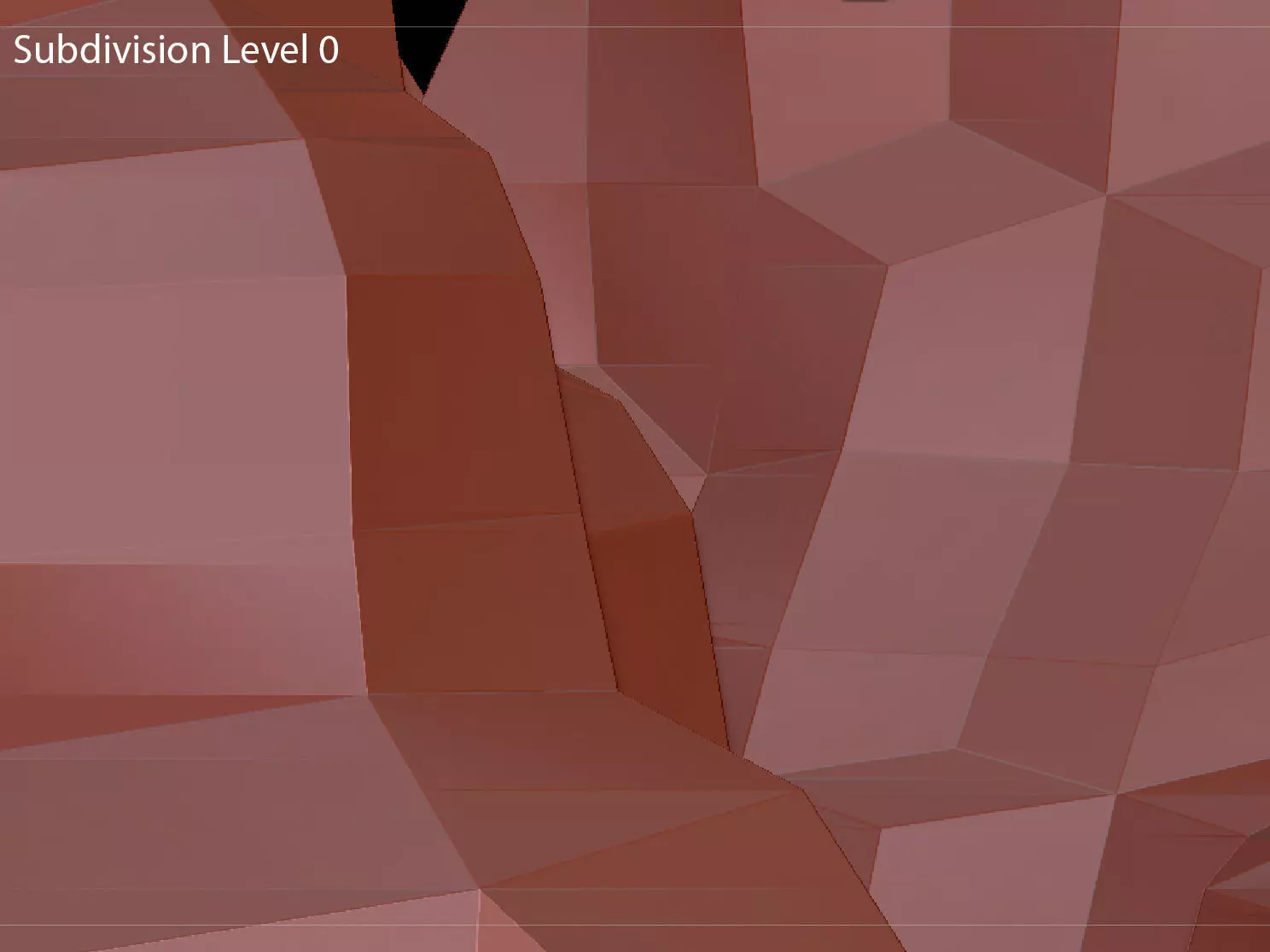 Canyon landscape with cloudy sky 3D model_14