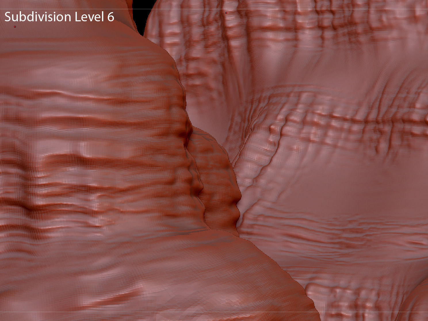 Canyon landscape with cloudy sky 3D model_29