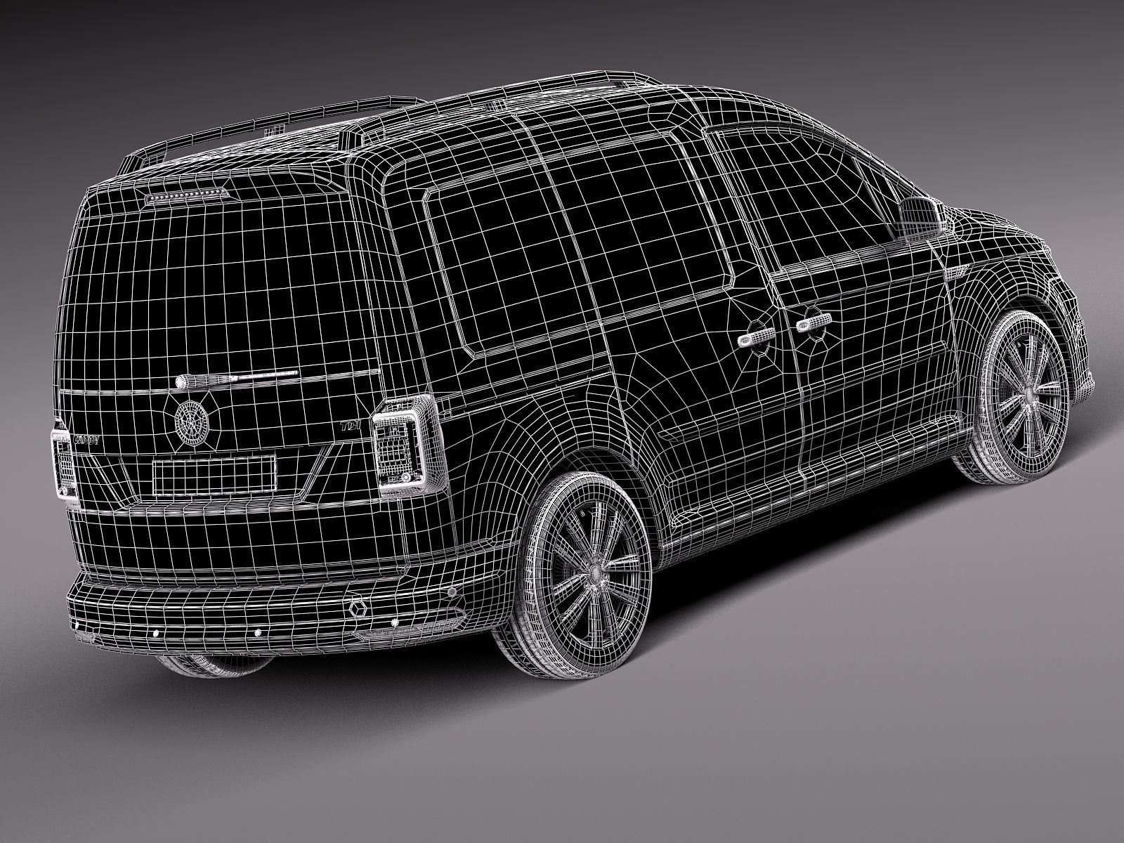 Volkswagen Caddy Passenger van 2016 3D model_11