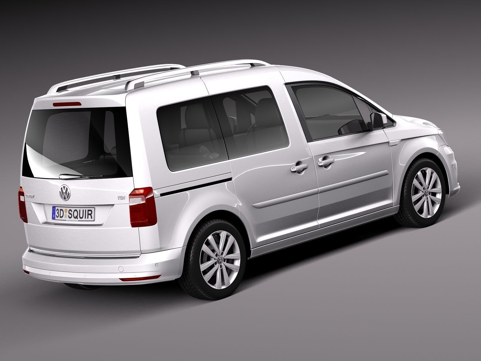 Volkswagen Caddy Passenger van 2016 3D model_5